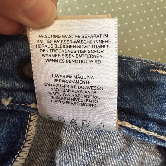 Women's 30 Miss Me Skinny Metallic Thread Denim Jeans Low Rise - Picture 11 of 12